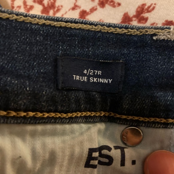 Gap High Rise True Skinny • Size 27/4 Regular • NWOT • excellent condition - Picture 6 of 7